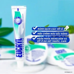 Kem Đánh Răng Eucryl Trắng Răng An Toàn Freshmint Toothpaste 62g