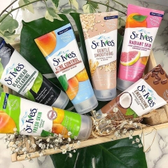 SRM ST.IVES Soft Skin Scrub - BƠ MẬT ONG MỀM MƯỚT Tuýp 170g