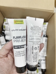 Kem Lót Dạng Gel City Color Che Phủ Tốt Kiềm Dầu Mịn Da Flawless Primer Matte Finish Mỹ - Tuýp 27ml
