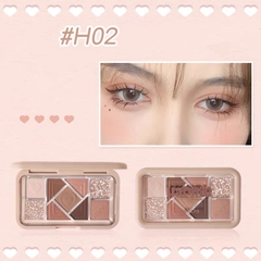 Bảng Phấn Mắt 9 Ô HOLD LIVE HAPPIE Nhũ Mịn Màu Siêu Lấp Lánh Lâu Trôi HL630