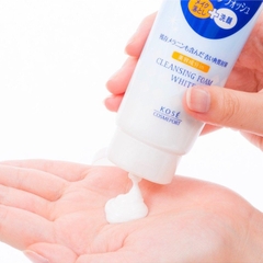 SRM Kose Softymo Cleansing Foam White - TRẮNG DƯỠNG TRẮNG Tuýp 220g