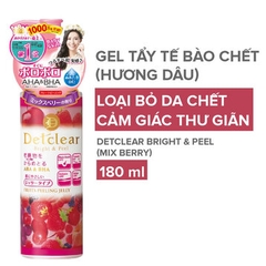 Tẩy TBC Detclear Bright & Peel - XANH KHÔNG MÙI Chai 180ml