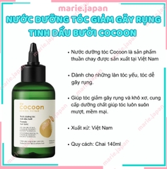 Nước Dưỡng Tóc Giảm Gãy Rụng Tinh Dầu Bưởi Cocoon