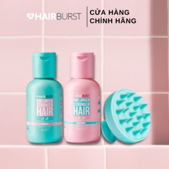 Set Gội Xả HairBurst For Longer  Stronger Hair Travel Size 60ml/chai (Tặng túi Pouch hãng)