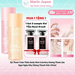 Xịt Thơm Toàn Thân Body Mist Colorkey Hương Thơm Lâu Ngọt Ngào Nhẹ Nhàng Thanh Mát 100ml