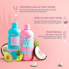 Set Gội Xả Hỗ Trợ Tóc Mọc Dài Hơn Chắc Khỏe Hơn HairBurst For Longer Stronger Hair 350ml*2