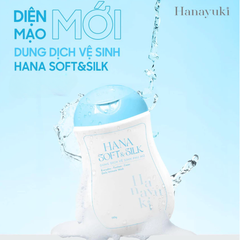 Dung Dịch Vệ Sinh Phụ Nữ Hanayuki Làm Sạch Khử Mùi Vùng Kín Soft & Silk 150ml