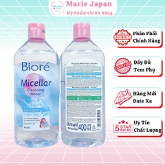 Nước Tẩy Trang Biore Sạch Sâu Dưỡng Ẩm Ngăn Ngừa Mụn Micellar Cleansing Water Nhật Bản