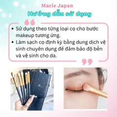 Set 5 Cọ Trang Điểm Mắt  AMORTALS Đa Năng Mềm Mịn Kèm Túi Đựng