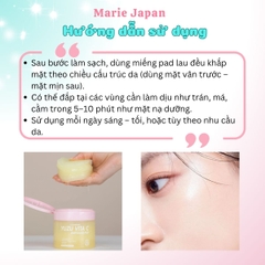 Toner Pad Lalarecipe Yuzu Vita C Ampoule Dưỡng Sáng Da Cấp Ẩm Mờ Thâm Hàn Quốc Hộp 80 Miếng