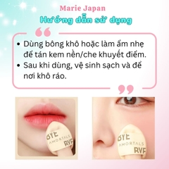 Set 2 Bông Amortals Mini Che Khuyết Điểm Tán Kem Nền Chi Tiết Mềm Mịn Nhỏ Gọn Tiện Lợi The Little Concealer Powder Puff