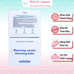 Sáp Tẩy Trang Suiskin Sạch Sâu Loại Bỏ Bã Nhờn Bụi Bẩn Hiệu Qủa Blooming Canola Cleansing Balm Hàn Quốc Hũ 90ml
