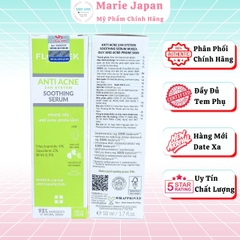 Serum Floslek Giảm Mụn Kiền Dầu Se Lỗ Chân Lông Anti Acne Soothing Tuýp 50ml