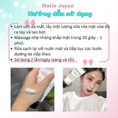 Sữa Rửa Mặt Caryophy Portulaca Cleansing Foam Sạch Sâu Ngăn Ngừa Mụn Kiềm Dầu Hàn Quốc Tuýp 150ml