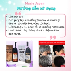 Dầu Gội Phủ Bạc Avatar 3D Nhuộm Tóc An Toàn Tiện Lợi Mái Tóc Óng Ả Tự Nhiên Nhật Bản 500ml