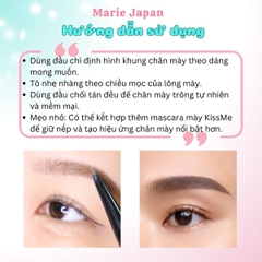 Chì Kẻ Mày 2 Đầu Kiss Me Heavy Rotation Tự Nhiên Sắc Nét Chống Lem Trôi Eyebrow Pencil & Powder Nhật Bản