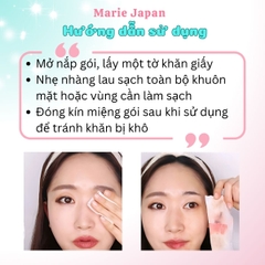 Khăn Giấy Tẩy Trang Kose Softymo Makeup Remover Sạch Nhanh Dịu Nhẹ Tiện Lợi Nhật Bản Gói 52 Miếng