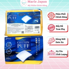 Bông Tẩy Trang S Select Cotton Puff Siêu Mềm Min Bông Tự Nhiên An Toàn Cho Da