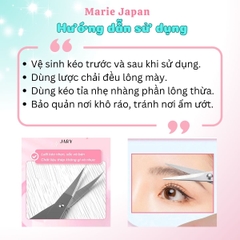 Kéo Tỉa Mày Cắt Lông Mi Jary Eyebrow Scissors Dễ Dàng Tỉa Gọn Tạo Dáng Lưỡi Sắc Bền An Toàn
