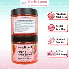 Tẩy Tế Bào Chết Compliment Body Scrub Mềm Mướt Bóng Khỏe Sáng Mịn Da 400ml