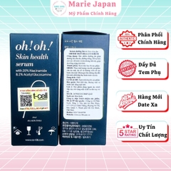 Serum Oh!Oh! Skin Health With Niacinamide 20% Sáng Da Mờ Thâm  Se Lỗ Chân Lông Kiểm Soát Dầu Nhờn Hàn Quốc 10ml