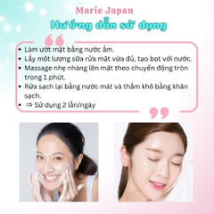 Sữa Rửa Mặt Meishoku C Vita Clear Facial Wash Dưỡng Trắng Sáng Da Ngừa Thâm Mụn Nhật Bản