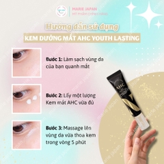 Kem Dưỡng Mắt AHC Trẻ Hóa Da Giảm Quầng Thâm Cải Thiện Nếp Nhăn Youth Lasting/Premier Ampoule Hàn Quốc