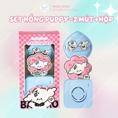 Set Bông Mút Trang Điểm Amortals Powder Puff Mềm Mại Đàn Hồi Nền Mịn Siêu Tốt