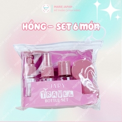 Bộ Chiết Mỹ Phẩm Jary Travel Bottle Du Lịch Giải Pháp Gọn Nhẹ Không Cồng Kềnh Set 6 Món