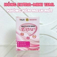 Nước Rửa Mắt VIPLUS+ Loại Bỏ Bụi Bẩn Dưỡng Ẩm Làm Dịu Mắt Multi B Eye Wash 300ml - TẶNG MẶT NẠ XÔNG HƠI MẮT