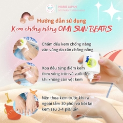 Kem Chống Nắng Omi Sun Bears Strong Super - ĐỎ NHẸ DỊU Lọ 30g