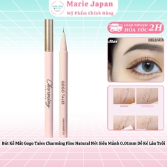 Bút Kẻ Mắt Gogo Tales Charming Fine Natural Nét Siêu Mảnh 0.01mm Dễ Kẻ Lâu Trôi
