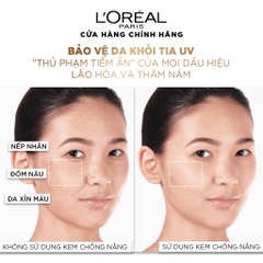 Kem Chống Nắng Loreal Paris Mỏng Nhẹ Thoáng Da UV Defender SPF 50+ PA ++++