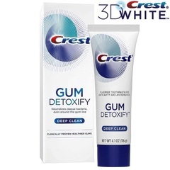 Kem Đánh Răng Trắng Sạch Crest Gum Detoxify Deep Clean 116g