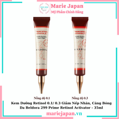 Kem Dưỡng Retinol 0.1/ 0.3 Beldora 299 Prime Retinol Activator - 35ml