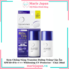 Kem Chống Nắng Transino Whitening UV Protector Chai 30ml