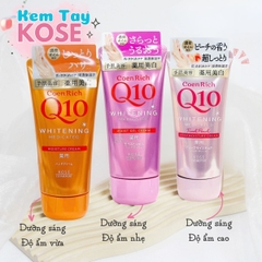 Kem Dưỡng Tay Q10 Mềm Mịn Kose Hand Cream 80g Nhật Bản