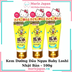 Kem Dưỡng Dầu Ngựa Baby Loshi Nhật Bản - 100g