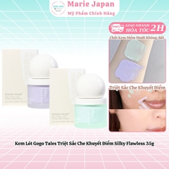 Kem Lót Gogo Tales Triệt Sắc Che Khuyết Điểm Silky Flawless 35g