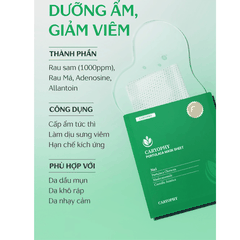 Mặt Nạ Tràm Trà Caryophy Cấp Ẩm Phục Hồi Giảm Mụn