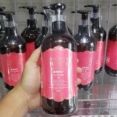 Dưỡng Thể Aishodo Whitening Placenta Lotion Chai 480ml