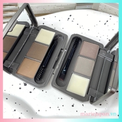Bột Kẻ Chân Mày GOGO TALES 3 Ô Bền Màu Chống Thấm Nước Eyebrow Powder Kèm Cọ Vẽ 2 Đầu GT583