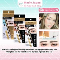 Mascara Chuốt Định Hình Lông Mày Browit Setting Eyebrown Không Lem Không Trôi Giữ Nếp Hoàn Hảo Bền Đẹp Suốt Ngày Dài Thái Lan