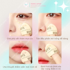 Set 2 Bông Amortals Mini Che Khuyết Điểm Tán Kem Nền Chi Tiết Mềm Mịn Nhỏ Gọn Tiện Lợi The Little Concealer Powder Puff