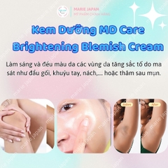 Kem Dưỡng MD CARE Brightening Blemish Cream Dưỡng Sáng Đều Màu Da Cấp Ẩm Chuyên Sâu 50ml