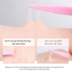 Miếng Dán Kích Mí Jary Tàng Hình Bám Dính Cao Cho Mí Mắt To Tròn Tự Nhiên 40 Miếng Tặng Kèm Nhíp