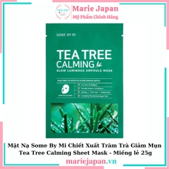 Mặt Nạ Some By Mi Tràm Trà Giảm Mụn Tea Tree Calming Sheet Mask - 25g