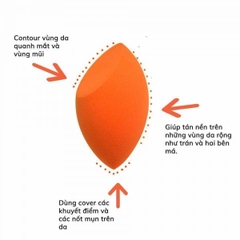 Bông Mút Real Technique Tán Kem Nền Sponge+ Chính Hãng Hộp 1 Cái