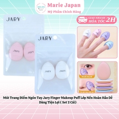 Mút Trang Điểm Ngón Tay Jary Finger Makeup Puff Lớp Nền Hoàn Hảo Dễ Dàng Tiện Lợi ( Set 2 Miếng)