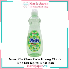 Nước Rửa Chén Kobe Hương Chanh Nhẹ Dịu 600ml Nhật Bản